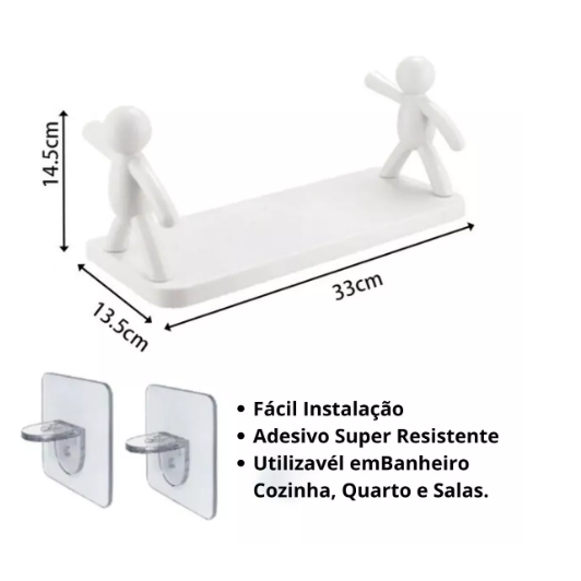 Organizador De Parede Boneco Multi-Uso (COMPRE 1 LEVE 2)