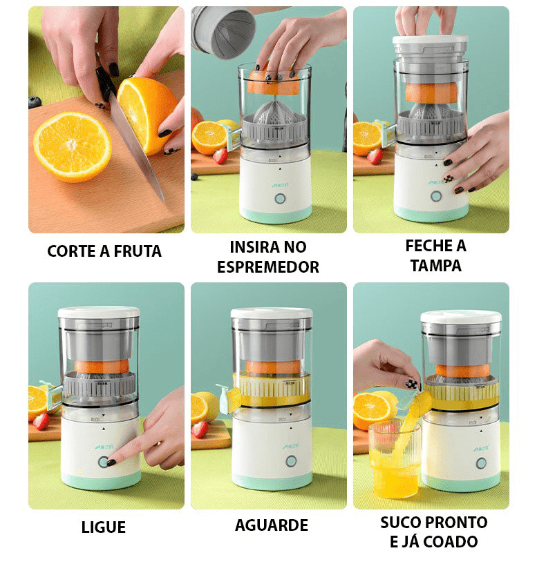 Espremedor Mini Automático: Extraia o Melhor Sabor com Facilidade Elétrica