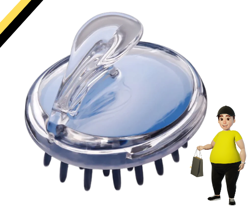 Escova Massageadora para Couro Cabeludo