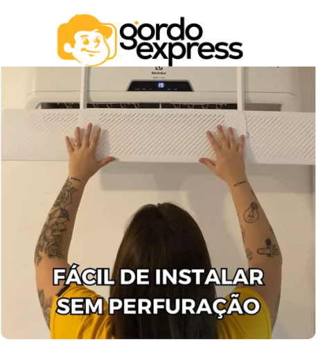 Defletor Ajustavel Ar Condicionado Direciona Vento 60-110cm (ULTIMAS UNIDADES)