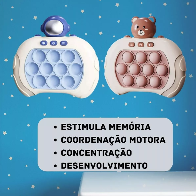 Pop-it Mini Gamer Console Anti Stress Eletrônico Atualizado