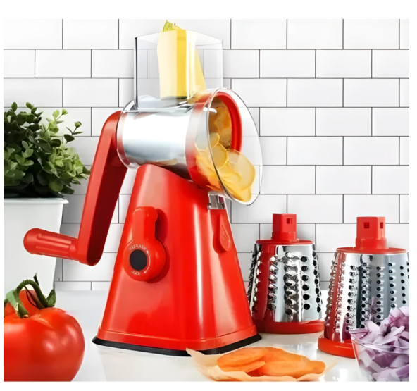 Cortador e Fatiador de Legumes Multifuncional + kit 5 Peças de Utensílios Grátis