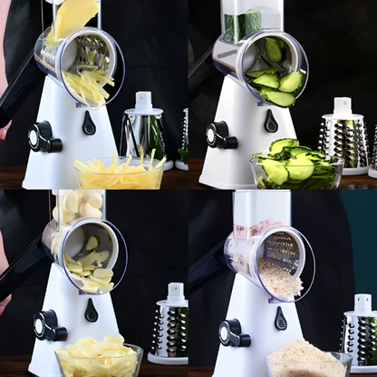 Cortador e Fatiador de Legumes Multifuncional + kit 5 Peças de Utensílios Grátis