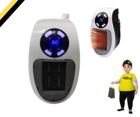 Aquecedor de Ambiente Elétrico 500W Bivolt - MiniHeatMaster