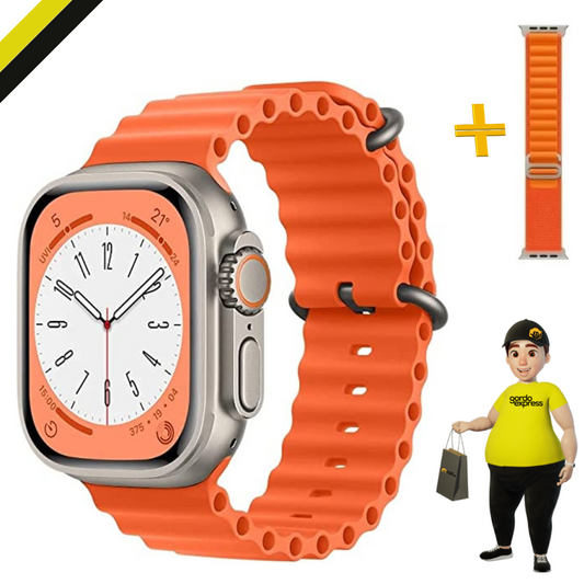 Smartwatch S9 Ultra Series + Kit com 7 Pulseiras Extra + case e película
