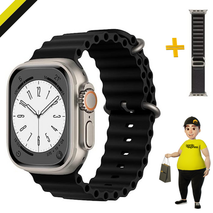 Smartwatch S9 Ultra Series + Kit com 7 Pulseiras Extra + case e película