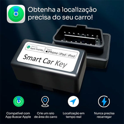 Smart Car Key® - Rastrei Seu Carro no Brasil Inteiro (SEM MENSALIDADES)