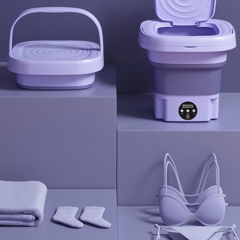 Máquina de Lavar Portátil Dobrável  Bivolt Com Função Secadora 15 Litros