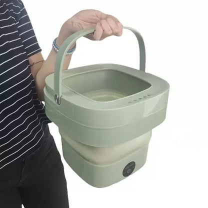 Máquina de Lavar Portátil Dobrável  Bivolt Com Função Secadora 15 Litros