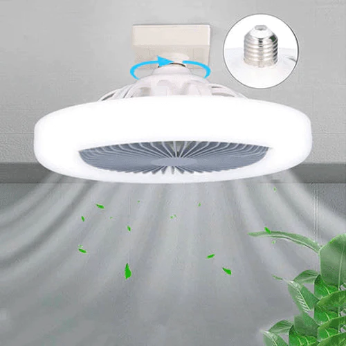 Luminária LED com Ventilador [ESTOQUE PRÓPRIO]