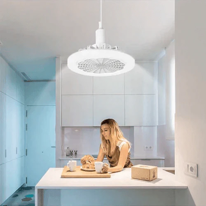 Luminária LED com Ventilador [ESTOQUE PRÓPRIO]