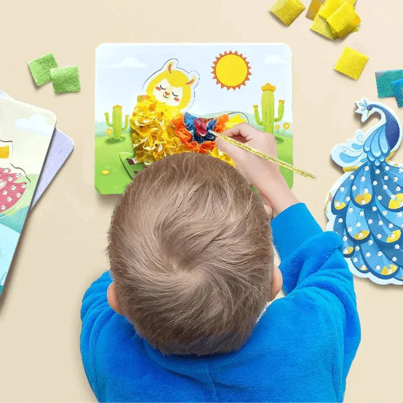 (KIT 30 CARTÕES ) Criando com Encanto Livros e Animais Interativos